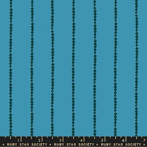 Ruby Star Society Cotton Fabric: Vintage 30s Retro Blue
