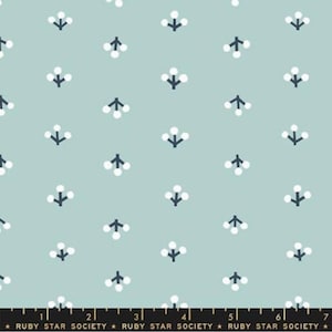 Petunia Sprigs Cotton Fabric - Ruby Star Society