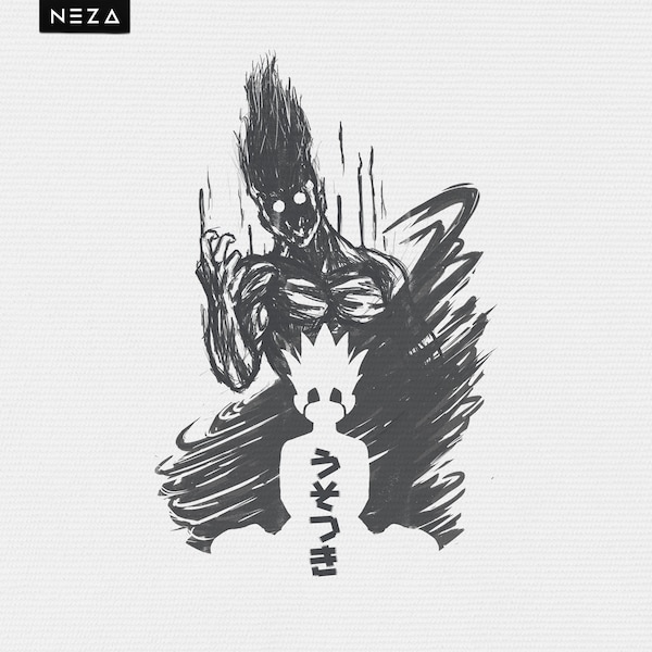 Mentiroso... / Diseño original de NEZA Works / Unisex / 100% algodón / Colección de ropa urbana de anime / Camiseta de anime