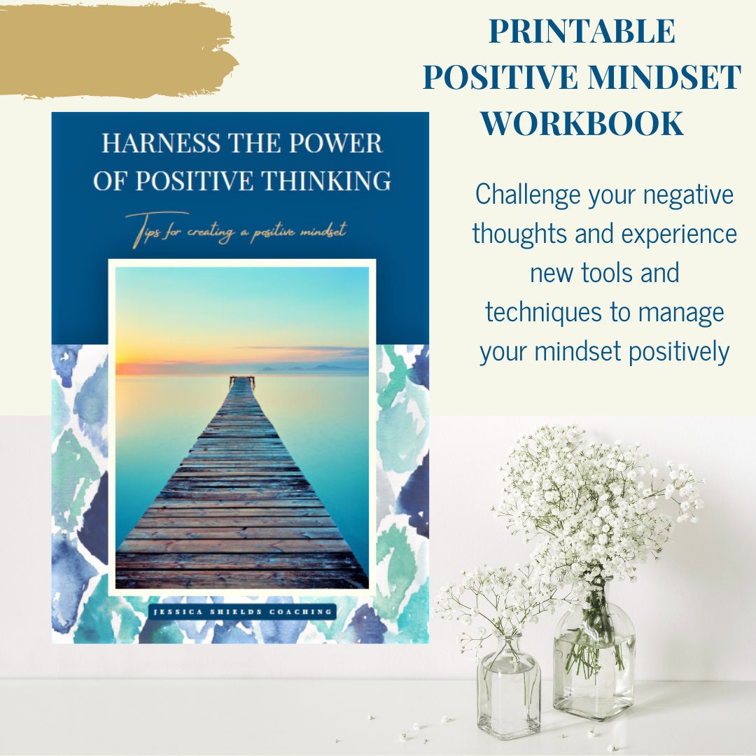 Printable e-book | 'Harness the Power of Positive Thinking | Positive Mindset e-book