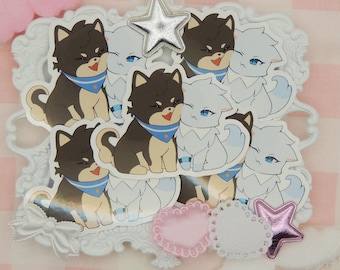 Link Click Shiguang Glossy Vinyl Stickers | Lu Guang Cheng Xiaoshi