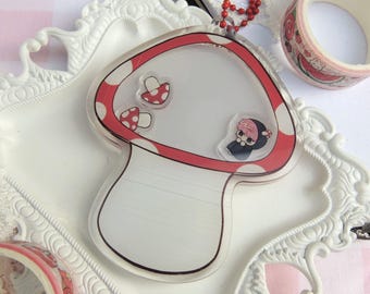 Tamon's B-Side | Tamon Fukuhara Acrylic Charm Mushroom Shaker