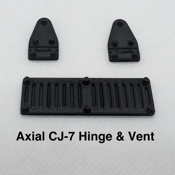 Axial SCX10 III Jeep CJ-7 - Scale Hinge and Vent Covers