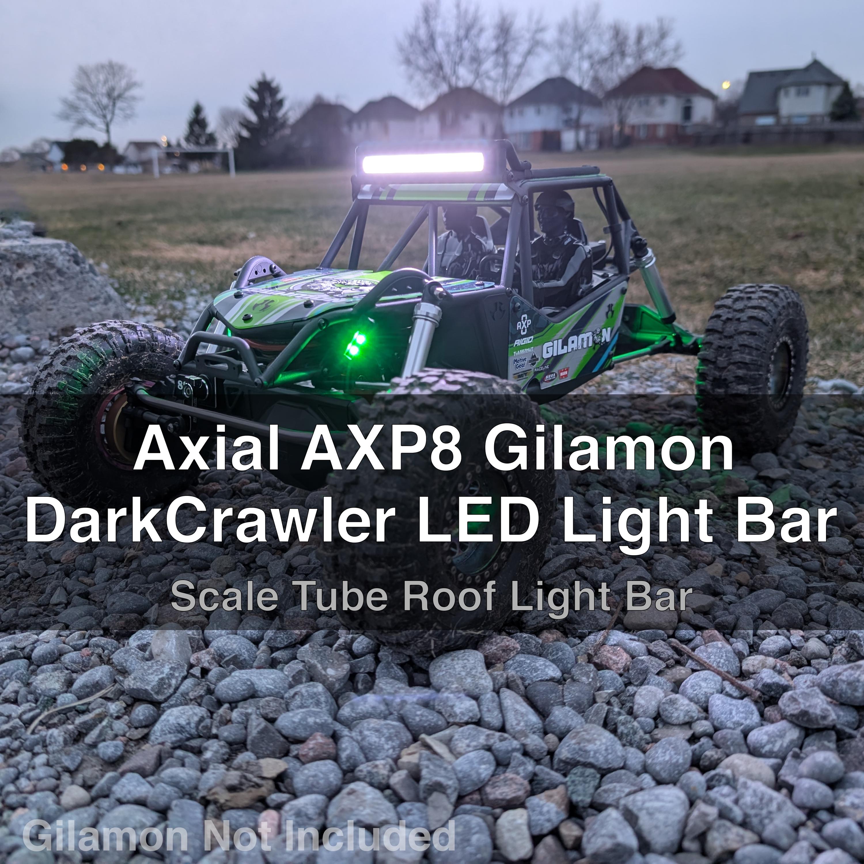 Axial AXP8 Gilamon - Darkcrawler LED Light Bar - 3D Printed RC