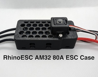 Caja del ESC sin escobillas RhinoESC AM32 80A para vehículos todoterreno