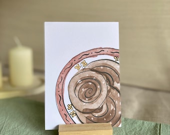Mini Art Print - Scandi Hygge Cinnamon Rolls