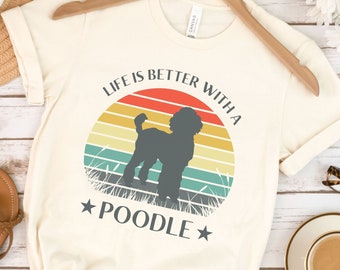 Standard Poodle T-Shirt, Standard Poodle Gift, Dog Dad Gift, Poodle Dog Mom Shirt, Cute Dog Shirt, Dog Owner Gift Idea For Poodle Lover