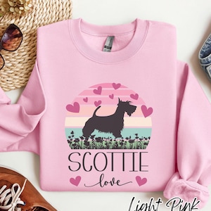 Scottie Mom Sweatshirt, Scottish Terrier Gift, Scottie Dogs, Scotty Dog Mom Gift, Scottie Dog Lover, Puppy Owner Gift, Scottie Love Shirt