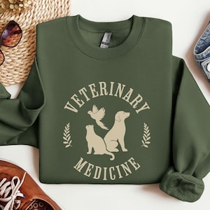 Veterinary Medicine Sweatshirt, Vet Med Shirt, Vet Student Gift, Future Veterinarian Gift, Vet School Graduation Gift, Veterinary Sweatshirt
