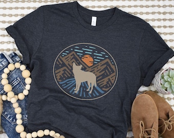 Heeler T-Shirt, Heeler Dog Tee, Cattle Dog Shirt, Blue Heeler Gift, Red Heeler, Blue Heeler Mom, Heeler Dad, Australian Heeler, Dog Mom Gift