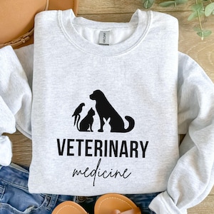 Veterinary Medicine Sweatshirt, Vet Med Shirt, Vet Student Gift, Future Veterinarian Gift, Vet School Graduation Gift, Veterinary Sweatshirt