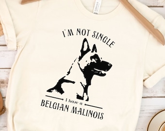 Belgian Malinois T-Shirt, Funny Dog Shirt, Malinois Tee, Gift For Dog Person, Vintage Style Dog Lover T Shirt , Dog Mom Gift For Dog Owner