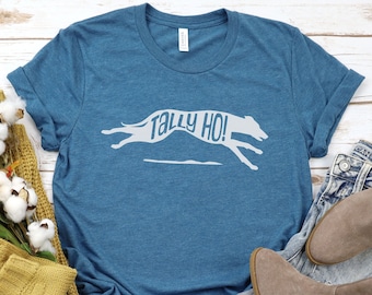 Tally Ho T-Shirt, Lure Coursing Shirt, Fast Cat, Coursing Shirt, Dog Sports, Greyhound Tshirt, Dog Training Gift, Funny Dog Shirt, Fast Cat