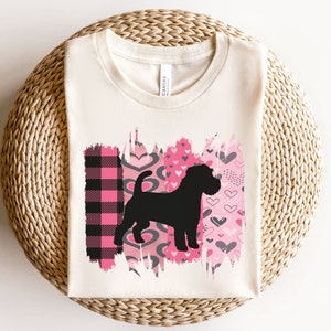 Rough Coat Jack Russell Terrier Gift For Her Rough Coated Parson Russell Tee Cute Dog Shirt For Woman Dog Lover Gift For Dog Mom T-Shirt