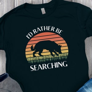 German Shepherd Nose Work T-Shirt, Canine Scent Work Tee, Dog Tracking TShirt, Search Dog Training Tee, Search and Rescue K9, GSD Gift