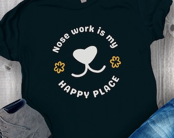 K9 Nose Work T-Shirt, Nosework Tee Dog Sports Tshirt Scent Training Shirt Dog Trainer Top Dog Training Shirt Dog Lover Gift Dog Mom T shirt