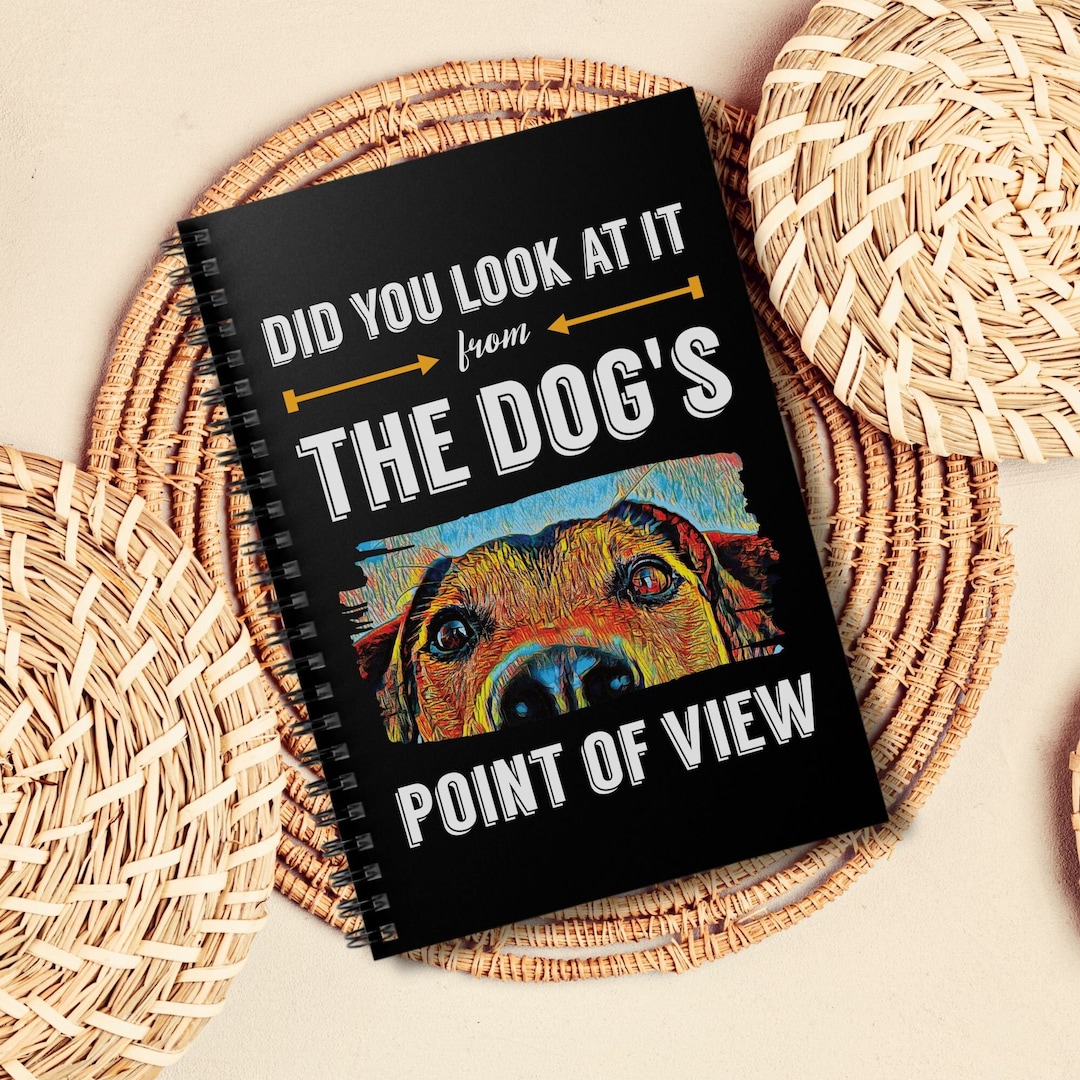 Dog Training Journal Notebook, Dog Trainer Spiral Notebook Ruled Line