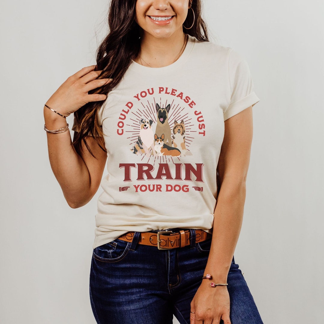 T-shirt Dog Trainer Heavy Cotton - Fabriqué USA, Personnalisable, Du S Au 5XL, Noir