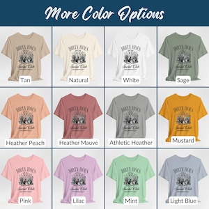 Funny Garden Shirt, Garden Gift for Mom, Plant Lover Gift, Farming Shirt, Vegetable Gardener Gift, Gardening Pun, Dirty Hoes Social Club Tee image 5