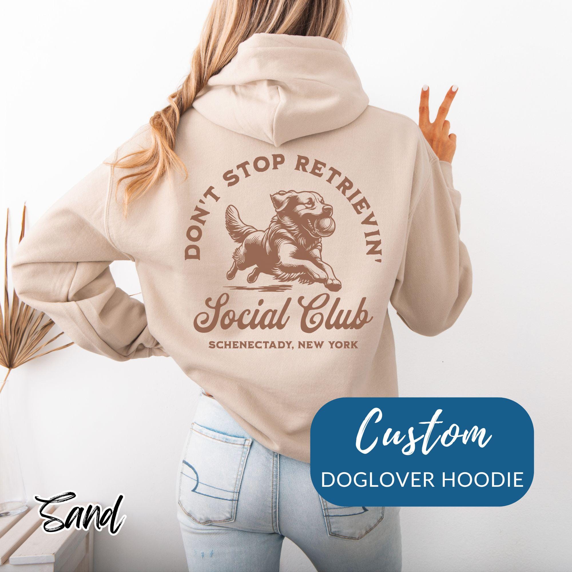 Custom Golden Retriever Hoodie, Golden Lover Gift, Golden Mom Gift