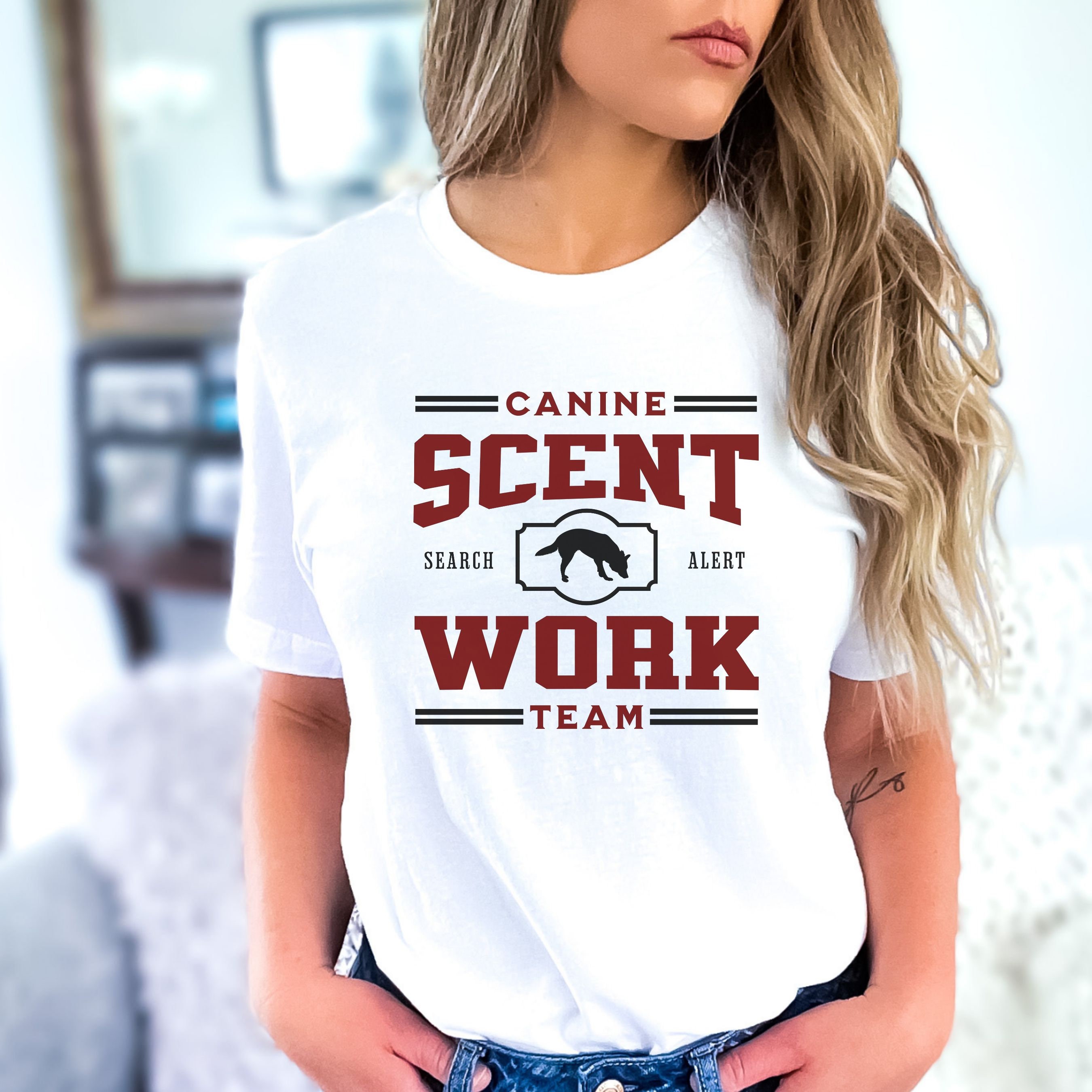 Dog Scent Work Tshirt Scentwork for Dogs Tee K9 Nose Work Etsy