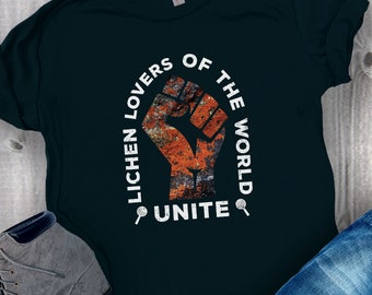 Lichen T-Shirt, Lichen Lover Tee, Sarcastic Fungi Shirt, Funny Biology Shirt, Botanical Top, Nature Lover Gift, Mycology Tee, Botanist Gift