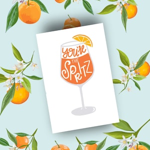 Biglietto d'auguri scaricabile / Tu sei lo "Spritz!"