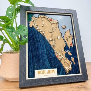 Individuelle 3D Karte Multilayer Map Wandkunst - Jeder Ort der Welt möglich | Urlaubsort - Einzug - Zu Hause - Jahrestag - Hochzeit Geschenk