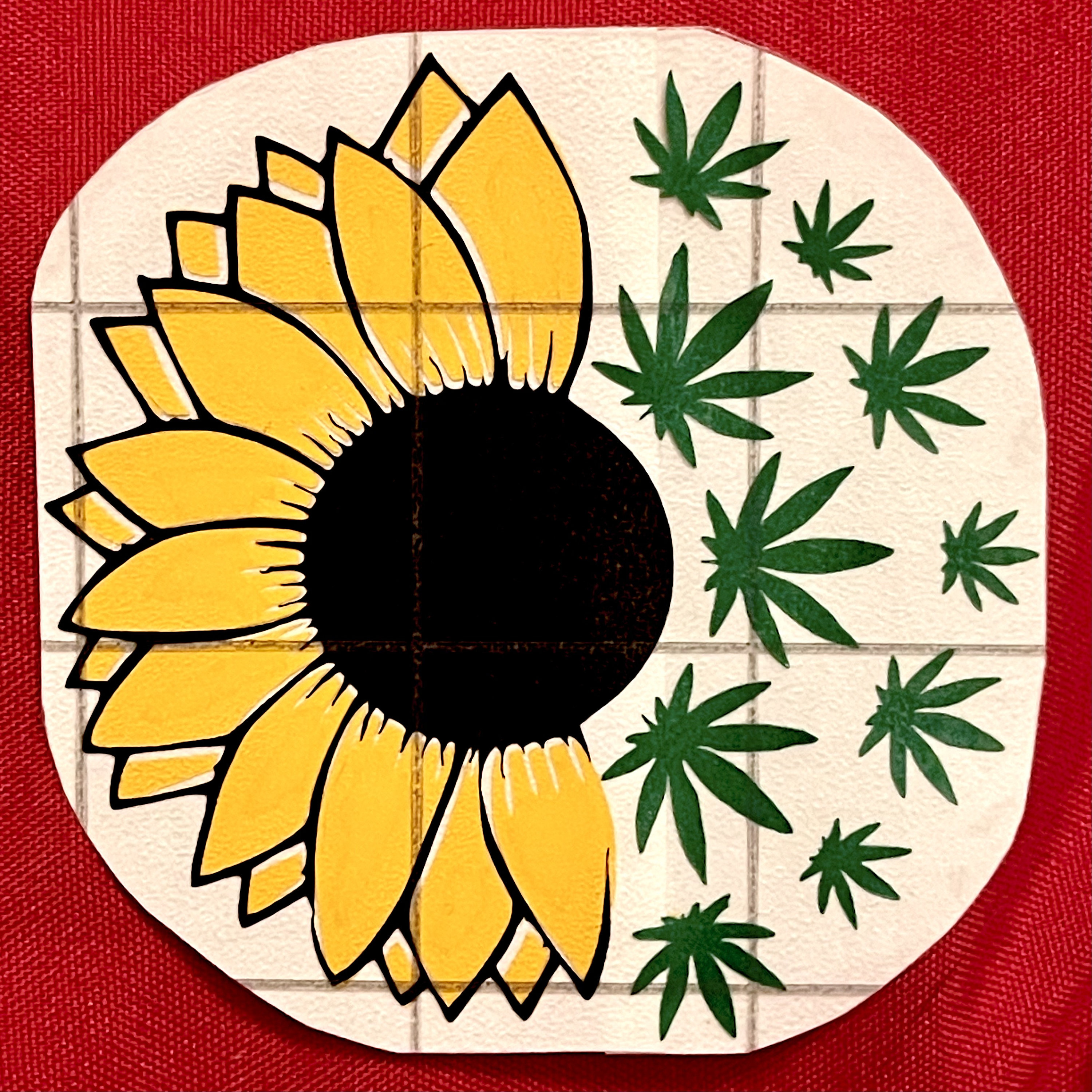 Sunflower Vinyl Decal Etsy