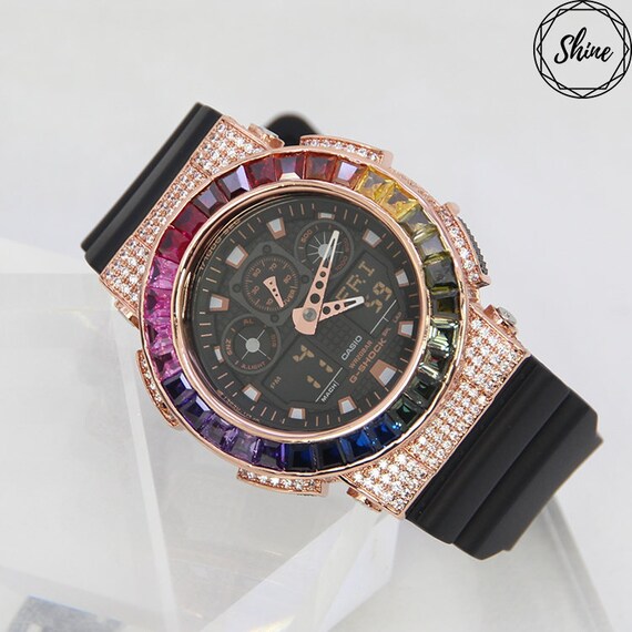 Reloj Casio G Shock GA 100GBX 1A4 Rainbow Diamond Reloj de lujo