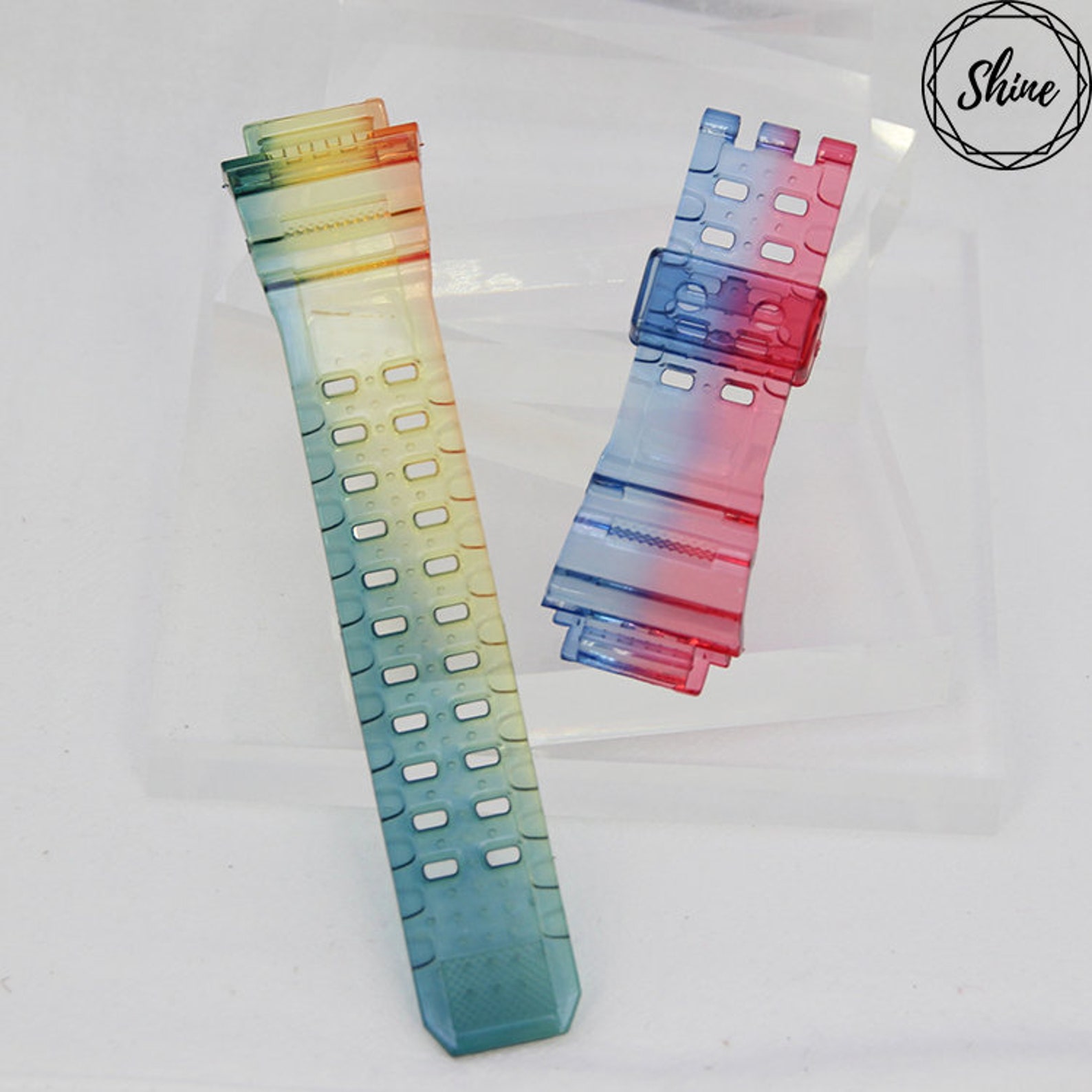 GW9400 Custom Jelly Bezel & Straps for Gshock Dyed Straps Rangeman