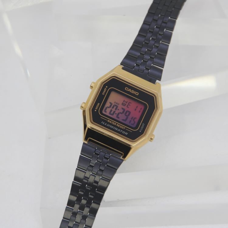 Buy Aurora Custom Watch Casio Standard LA680WEGB 1A Aurora Display Adjustable Band Online in India Etsy