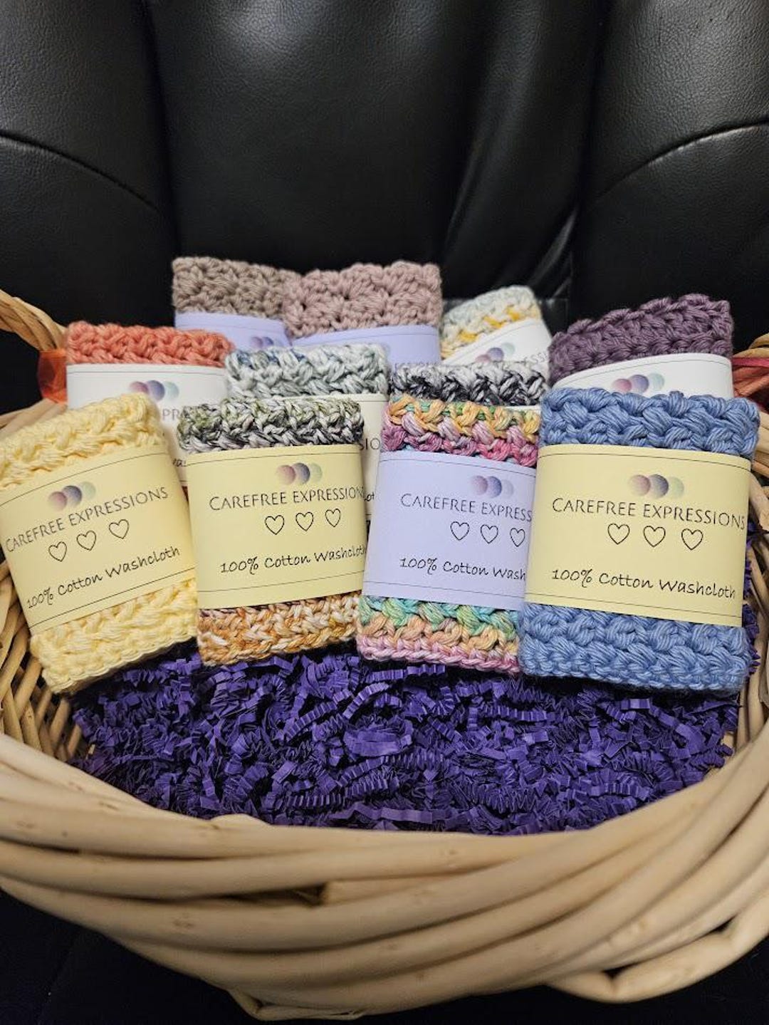 100% Cotton Crocheted Dishcloths Washcloths Etsy