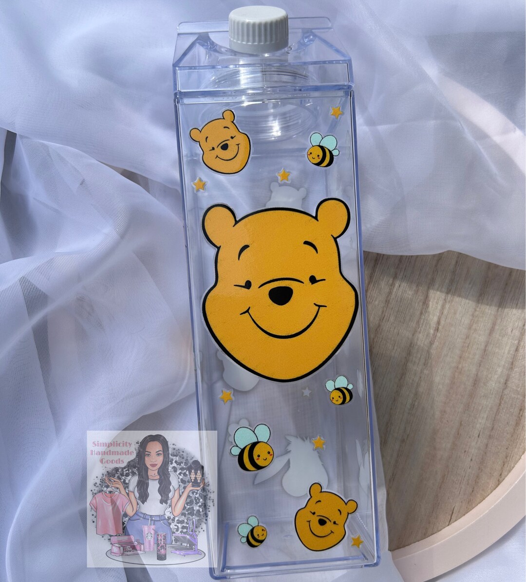 Winnie the Pooh 32oz Milk Carton Etsy