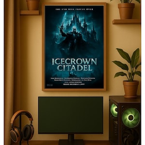 World of Warcraft Raid Movie Posters – Molten Core, Karazhan, Naxxramas, Icecrown Citadel & Ulduar | Cinematic WoW Wall Art | Gamer Decor image 19