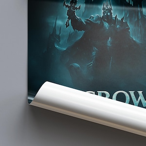 World of Warcraft Raid Movie Posters – Molten Core, Karazhan, Naxxramas, Icecrown Citadel & Ulduar | Cinematic WoW Wall Art | Gamer Decor image 15