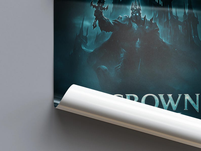 World of Warcraft Raid Movie Posters – Molten Core, Karazhan, Naxxramas, Icecrown Citadel & Ulduar | Cinematic WoW Wall Art | Gamer Decor image 15