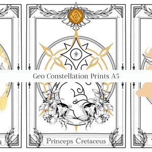 Genshin Impact Constellation Print l GEO