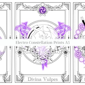 Genshin Impact Constellation Print l ELEKTRO