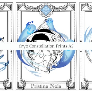 Genshin Impact Constellation Print l CRYO