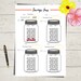 Savings Jars BUNDLE Savings Jars Printable Jar Savings Trackers Budget ...
