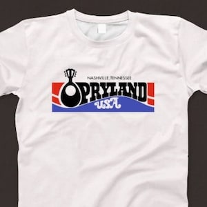 Opryland T Shirt 628 Retro White Unisex Graphic Tee