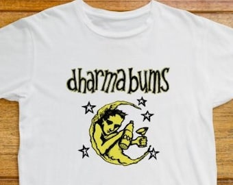Dharma Bums T Shirt 608 Retro White Unisex Graphic Tee