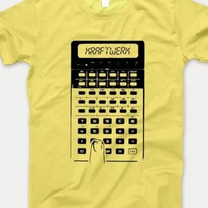 Kraftwerk T Shirt 320 Retro Yellow Unisex Graphic Tee