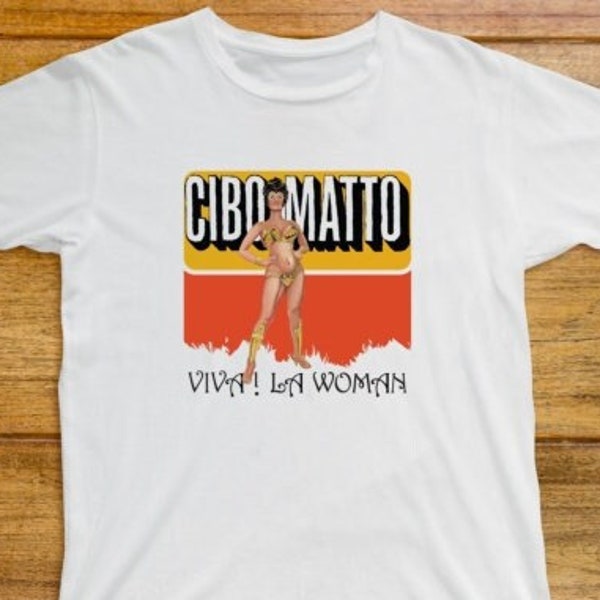 Camiseta Cibo Matto 790 Retro música blanca camiseta gráfica Unisex