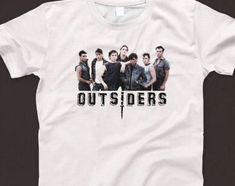 The Outsiders T Shirt 749 Retro White Unisex Graphic Tee
