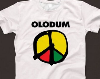 Olodum T Shirt 1007 Retro White Unisex Graphic Tee