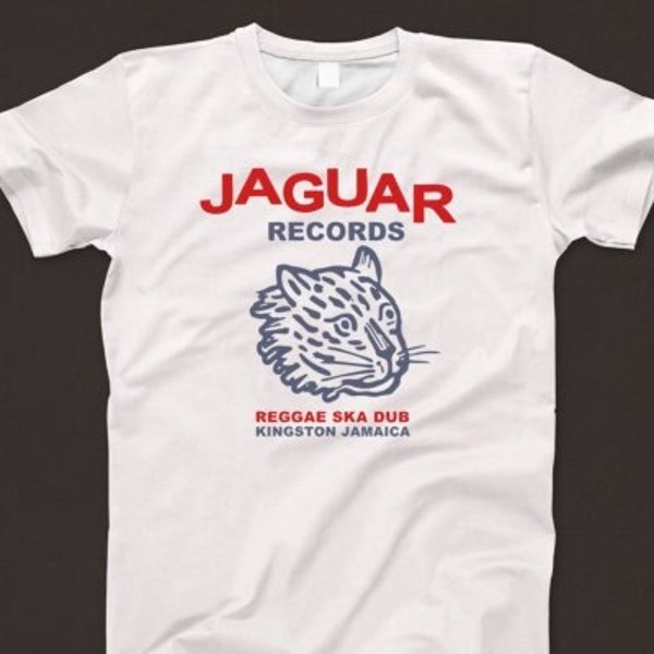 Jaguar Records T Shirt 541 Retro White Unisex Graphic Tee