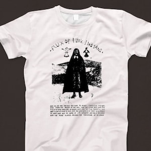 Flux Of Pink Indians T Shirt 999 Retro White Unisex Graphic Tee