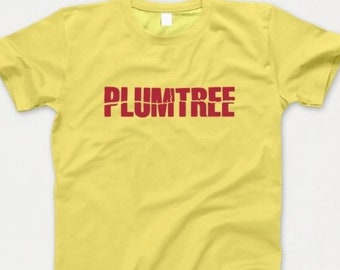 Plumtree T Shirt 972 Retro Yellow Unisex Graphic Tee